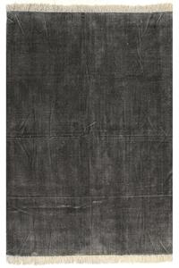 Covor Kilim, antracit, 120 x 180 cm, bumbac