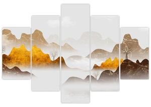 Tablou - Munții în ceață (150x105 cm)