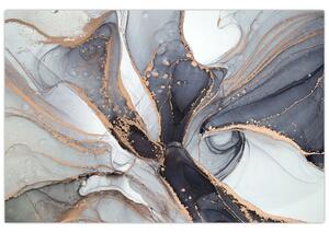 Tablou - Marmură gri (90x60 cm)