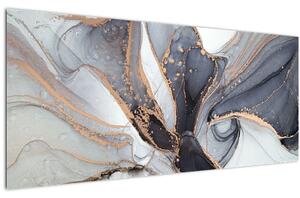Tablou - Marmură gri (120x50 cm)