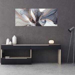 Tablou - Marmură gri (120x50 cm)