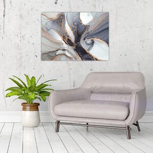 Tablou - Marmură gri (70x50 cm)