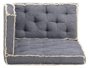 Set perne pentru canapea din paleți, 3 piese, albastru