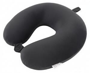 Perna de Voiaj Ergonomică cu Spumă de Memorie, Suport Cervical 360°, Dimensiuni 24x26 cm