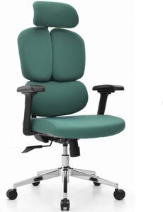 Scaun de birou ergonomic din plasă HC-1053 în verde eucalipt elegant