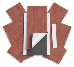 Set 36 Placi Autoadezive pentru pardoseala cu Aspect de Lemn Stejar