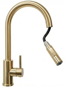 Baterie de bucatarie Gold Brushed – Eleganta contemporana
