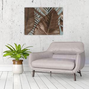 Tablou - Frunze de palmier acvarel (70x50 cm)