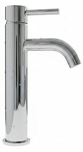 Robinet Lavoar Clasic cu Cap Ceramic, Montaj pe Blat finisaj Argintiu Metalizat