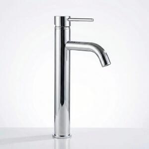 Baterie Lavoar Crom Lungo, Montaj pe Blat sau Lavoar, Design Clasic