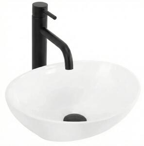 Lavoar compact pentru baie, montaj pe blat, alb 340x170x130 mm