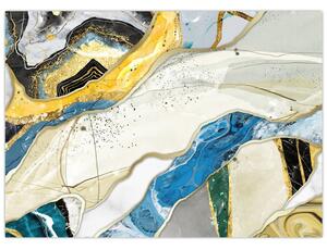 Tablou - Marmură colorată (70x50 cm)