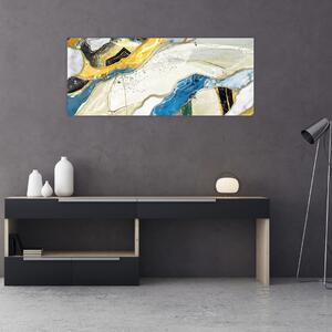 Tablou - Marmură colorată (120x50 cm)