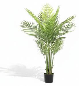 Planta artificiala interioara 120 cm, palmier arbore artificial cu ghiveci din plastic