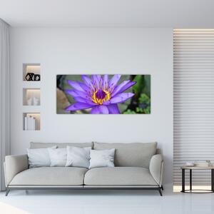 Tablou - Floare violet (120x50 cm)