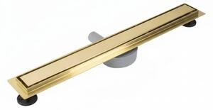 Rigola Dus Pro Brush Neox Gold 70 cm - Otel Inoxidabil, Design 2 în 1