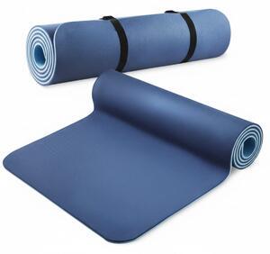 Saltea de exercitii TPE anti-alunecare, Albastru