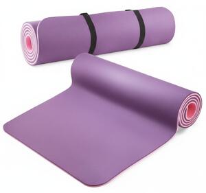 Saltea de exercitii TPE anti-alunecare, Violet