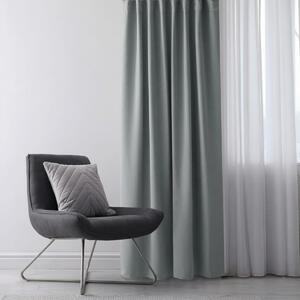 Draperie Blackout cu rejansa Gri 140x244 cm – Opacitate 90%