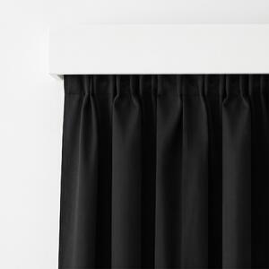 Draperie Blackout cu rejansa Neagra 140x244 cm – Opacitate 90%