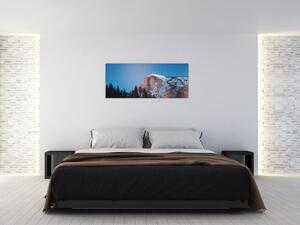 Tablou - Crestele munților noaptea (120x50 cm)