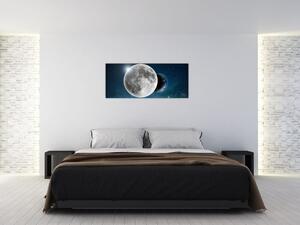 Tablou - Pământul în eclipsa de lună (120x50 cm)