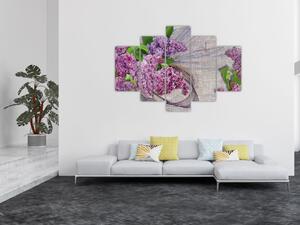 Tablou - Flori de liliac (150x105 cm)