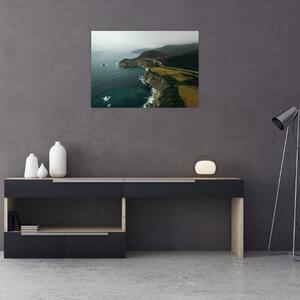 Tablou - Stânci în ocean (70x50 cm)