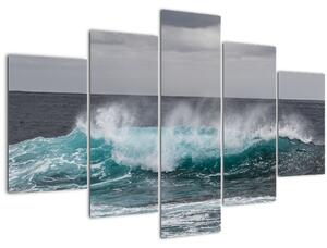Tablou - Valuri pe ocean (150x105 cm)