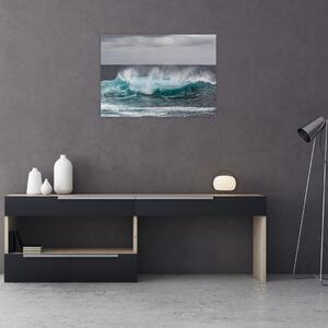 Tablou - Valuri pe ocean (70x50 cm)