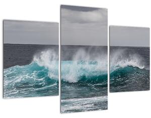 Tablou - Valuri pe ocean (90x60 cm)