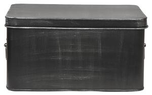 LABEL51 Cutie de depozitare Media, negru antichizat, 35x27x18 cm, XL GS-12.061