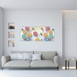 Tablou - Lunca colorată (120x50 cm)