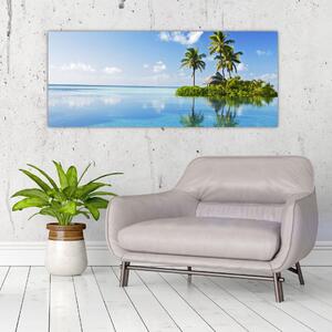 Tablou - Insula tropicală (120x50 cm)