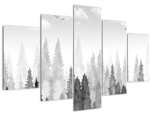 Tablou - Culmi de pădure (150x105 cm)