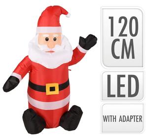 Ambiance Moș Crăciun gonflabil cu LED, 120 cm DH8991000