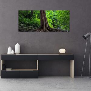 Tablou - Copac bătrîn cu rădăcini (120x50 cm)