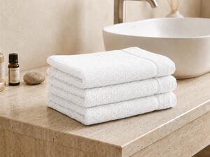 Prosop de maini Clasic mic 30x50 cm alb, 100% bumbac