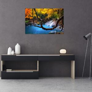 Tablou - Cascade din Asia (90x60 cm)