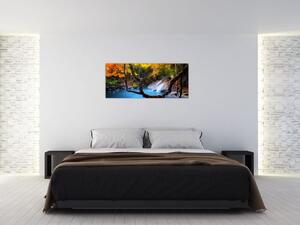 Tablou - Cascade din Asia (120x50 cm)