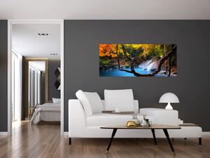 Tablou - Cascade din Asia (120x50 cm)