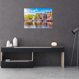 Tablou - Case dansatoare, Amsterdam (70x50 cm)