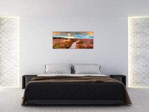 Tablou - Peisaj de toamnă - drum (120x50 cm)