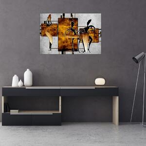 Tablou - Motiv cultura africană (90x60 cm)