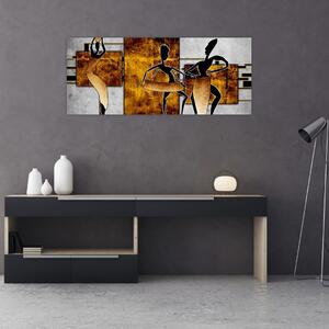 Tablou - Motiv cultura africană (120x50 cm)