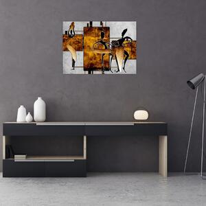 Tablou - Motiv cultura africană (70x50 cm)