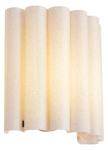 Lampă de perete Japandi bej cu in 26 cm - Scallop