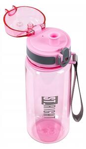 Sticla pentru apa din plastic, 500 ml, St. Right, Pink and Grey