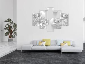 Tablou -Design flori (150x105 cm)