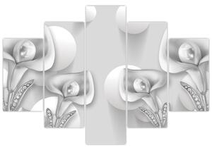 Tablou -Design flori (150x105 cm)